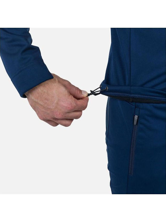 Winter Softshell Waterproof and Windproof Jacket Navy Blue