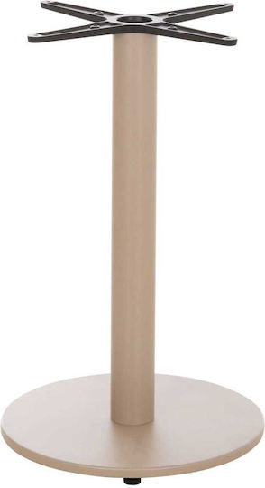 Tischständer Aluminium Cappuccino 45x45x72cm