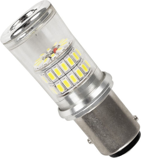 GloboStar Autolampe P21/5W Canbus LED 6000K Kaltes Weiß 12-24V 5W