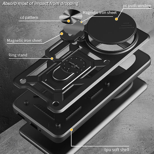 Techsuit Camshield Series Honor Magic8 Pro Roségold
