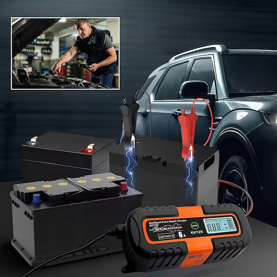 Zenwire JMD-6S Autombatterieladegerät & Motorrad Batterieladegerät 6/12V