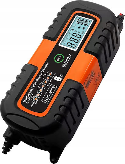 Zenwire JMD-6S Autombatterieladegerät & Motorrad Batterieladegerät 6/12V