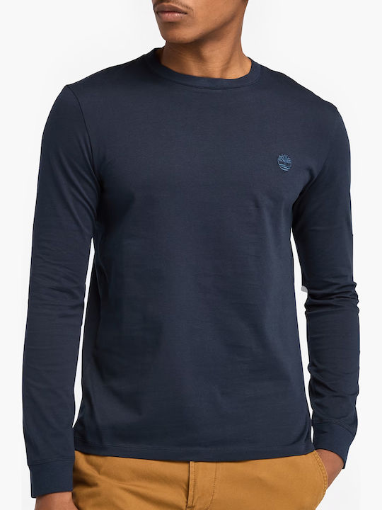 Dunstan River Long Sleeve Blouse Navy Blue
