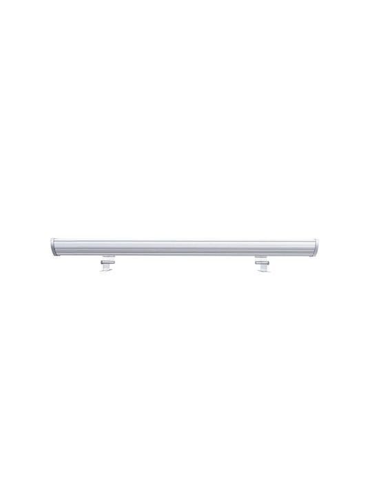 GloboStar Lampa De Podea Pentru Exterior LED Mașină De Spălat Pe Perete 48W Cu Alb Cald IP66 Gri