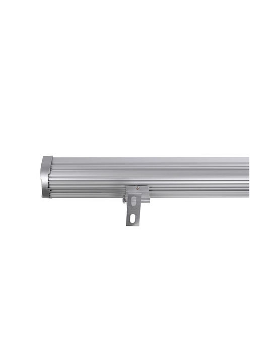 GloboStar Lampa De Podea Pentru Exterior LED Mașină De Spălat Pe Perete 72W Cu Lumină Alb Cald IP66 Gri