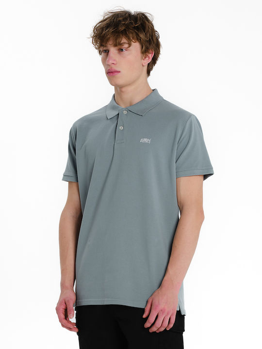 Polo Kurzarm Herrenbluse Grün