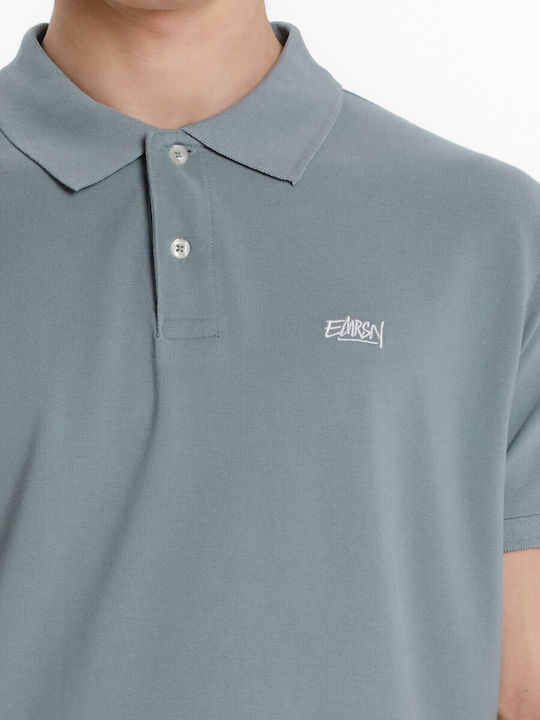 Polo Kurzarm Herrenbluse Grün
