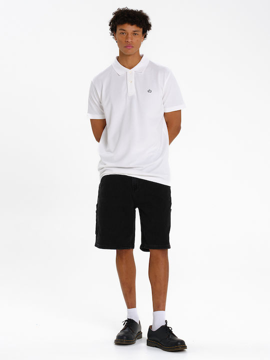 Polo Short Sleeve White Blouse