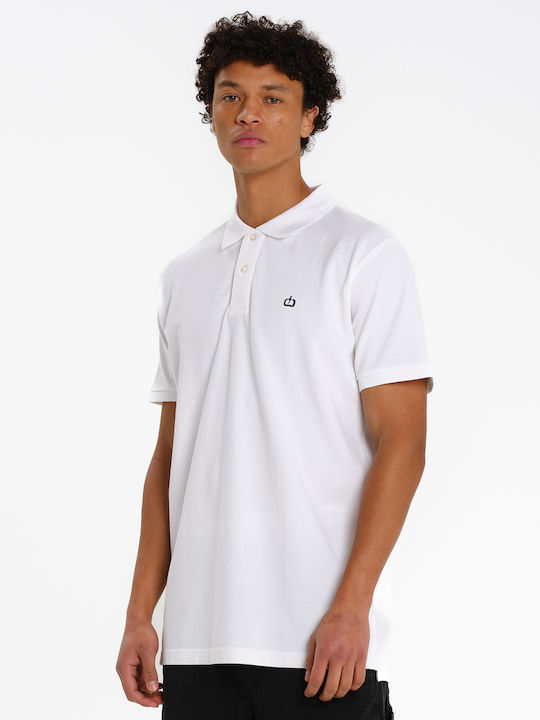 Polo Short Sleeve White Blouse