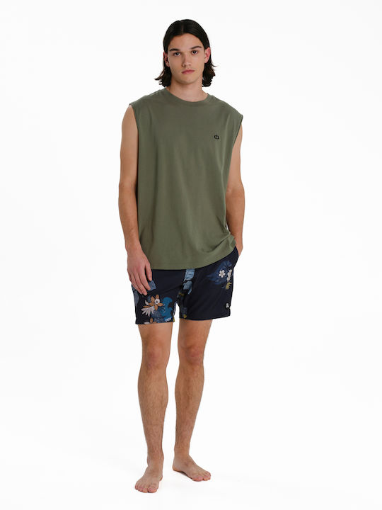 Herrenblusen Kurzarm T-Shirts Grün