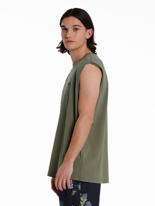 Herrenblusen Kurzarm T-Shirts Grün