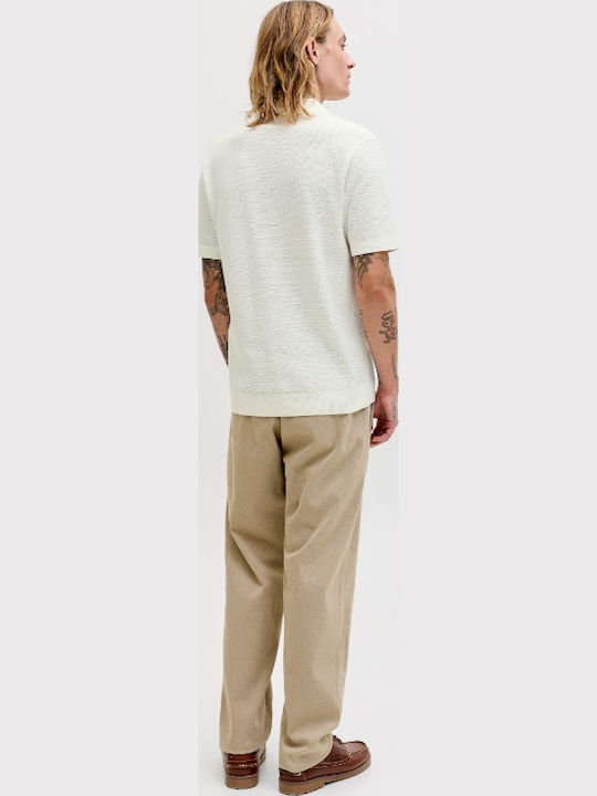 Jack & Jones Polo Bluza Albă Jack & Jones Polo Bluza Albă