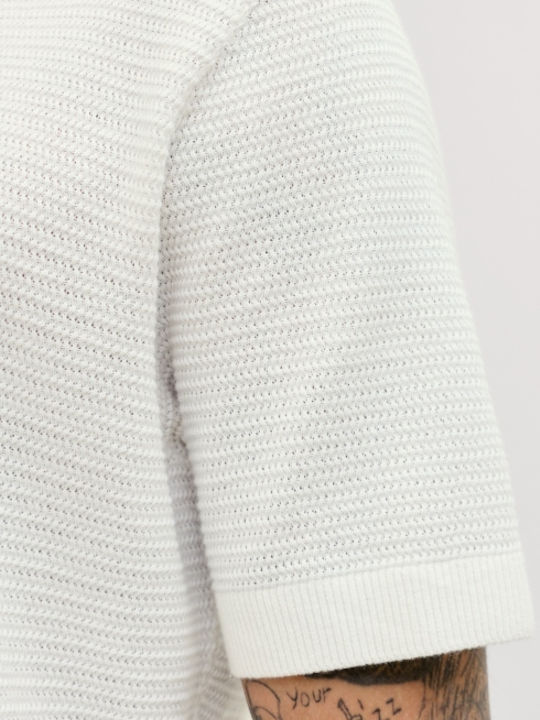 Polo Bluza Tricou Cu Mânecă Scurtă Albă