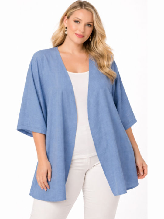 Women's Cardigan Light Blue SH-55080-26CA-Light Blue