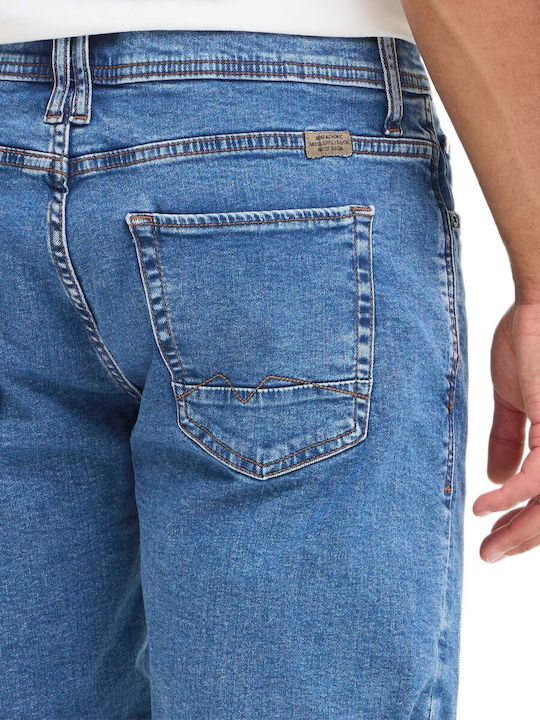 Pantaloni Scurti Barbati Denim Albastru