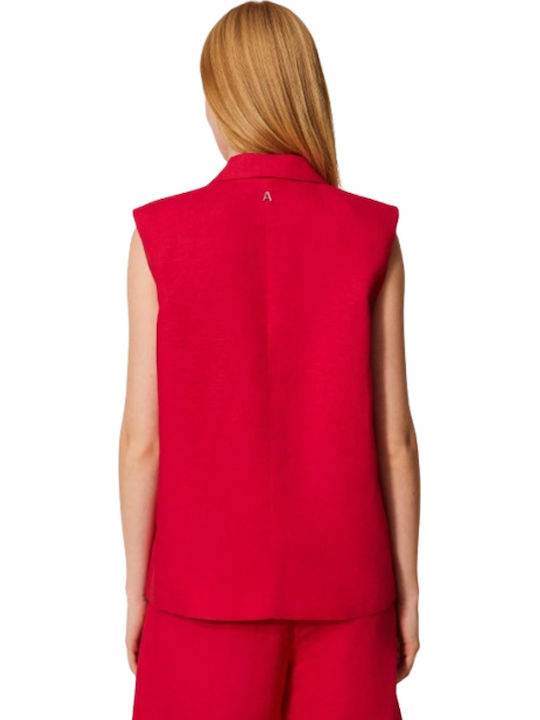Twinset Γυναικείο Σακάκι Magenta
