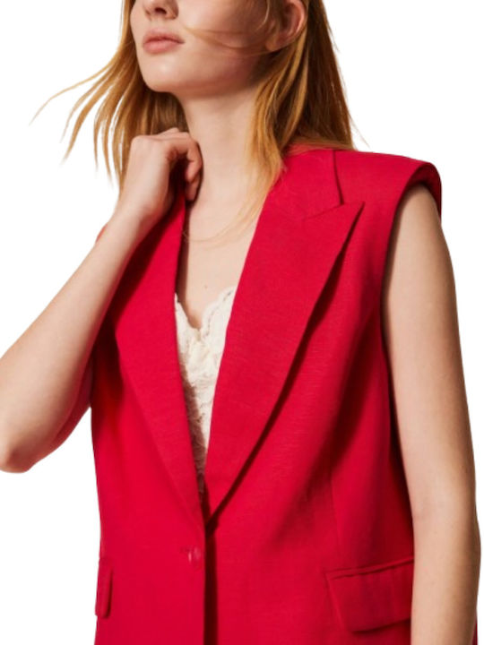 Twinset Γυναικείο Σακάκι Magenta