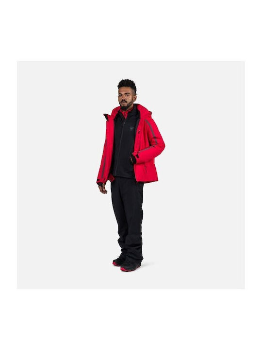 Ανδρική Ζακέτα Fleece με Κουκούλα Black