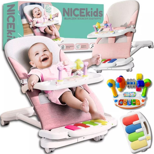 NICEkids Electric Baby Relax with Music Pink for Child up to 9kg