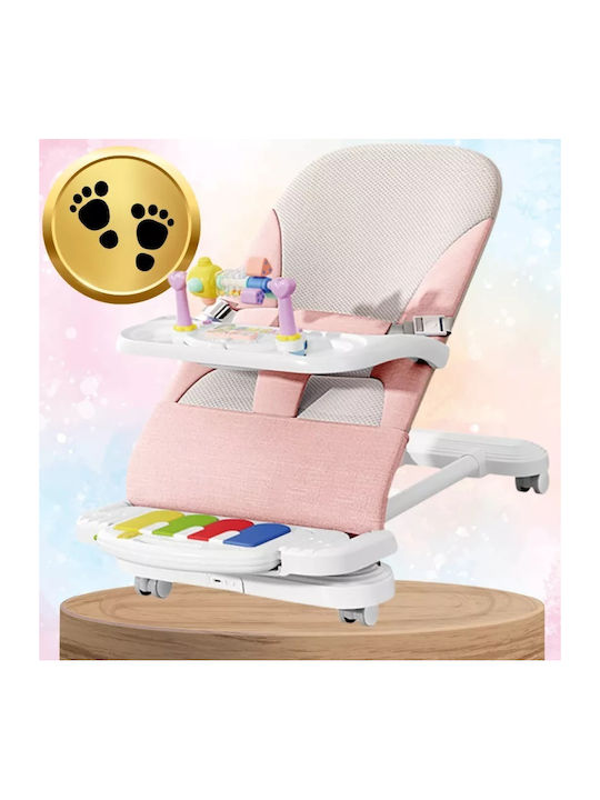 NICEkids Relax Electric pentru Bebeluși cu Muzică Roz pentru Copil până la 9kg