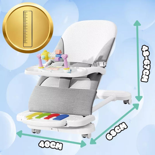 NICEkids Electric Baby Relax with Music Gray for Child up to 9kg