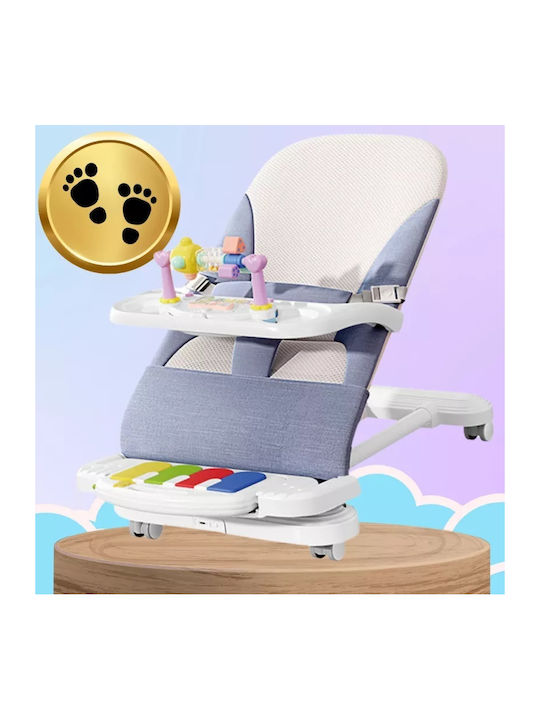 NICEkids Electric Relax Măsuță Pentru Bebeluși cu Muzică Albastru pentru Copii până la 9kg