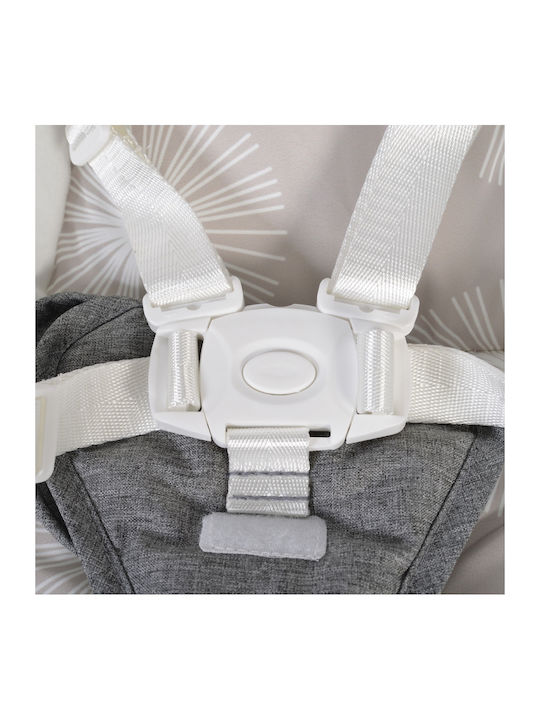 Cangaroo Electric Balansoar Bebe Cu Muzică Gri Pentru Copil Până la 9kg