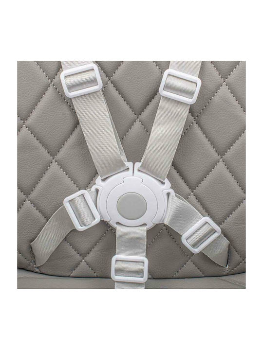 BabyMix Freya Scaun Înalt De Masă Bebe Gri
