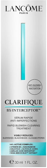 Lancome Clarifique Bx-Interceptor Serum Calmant pentru Față cu Niacinamidă pentru Tonifiere și Acnee 30ml