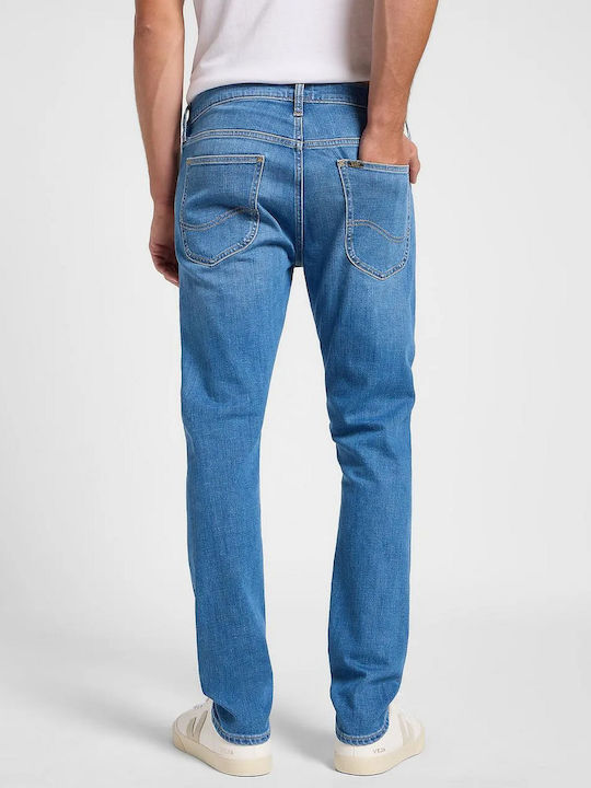 Worn Ανδρικό Παντελόνι Τζιν Ελαστικό με Slim Tapered Εφαρμογή Working Man Worn
