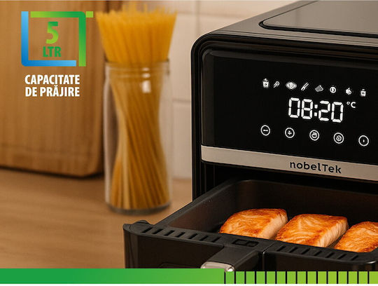NobeLTek Friteuză Cu Aer 5L Bej NAF1400C