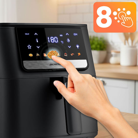 Berdsen Air Fryer 6.5lt Μαύρο BD-662