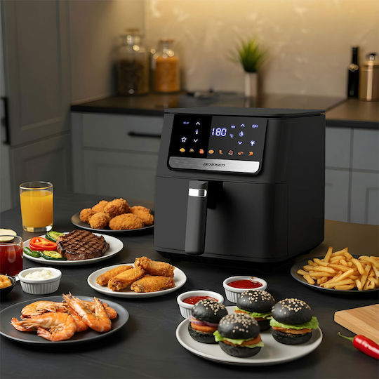 Berdsen Air Fryer 6.5lt Μαύρο BD-662