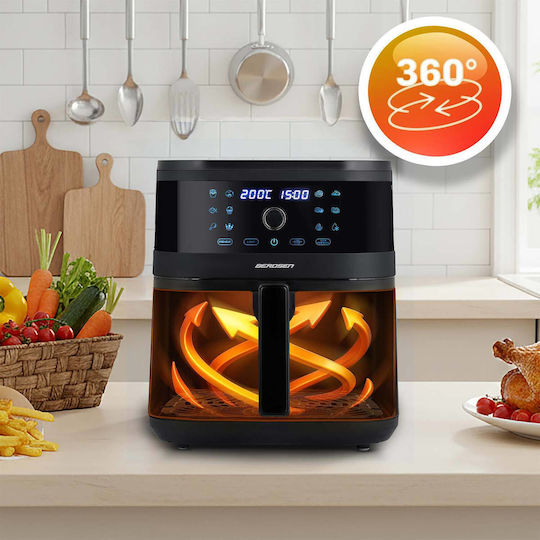 Berdsen Heißluftfritteuse 8lt Schwarz BD-661