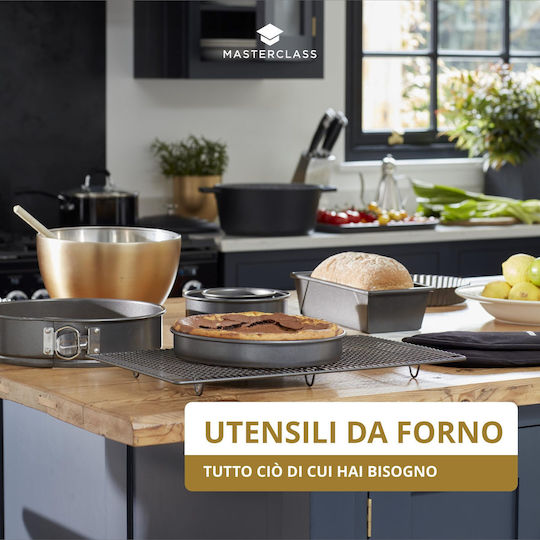 Kitchen Craft Φόρμα Ζαχαροπλαστικής για Κέικ Τετράγωνη με Αποσπώμενη Βάση 18x18εκ.