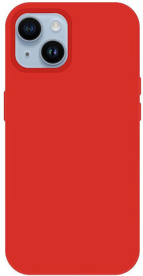 Tel Protect Premium Back Cover Σιλικόνης Κόκκινο (iPhone 15 Plus)