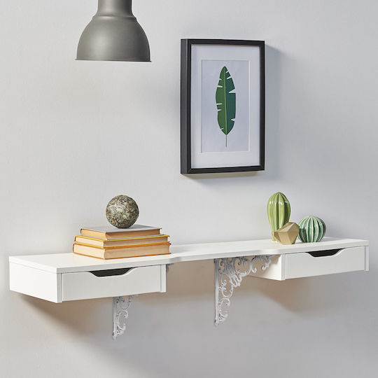 Relaxdays Suport Pentru Raft Din Metal Alb 2 Bucăți 10032096_49