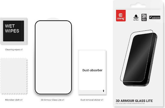 Crong 2.5D 0,33mm Vollleim Gehärtetes Glas Schwarz (Galaxy S26)