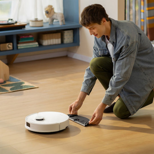 Roborock Q10 PF+ Прахосмукачка Робот с Лазерно Картографиране и Всмукателна Мощност 10000Pa Бяла