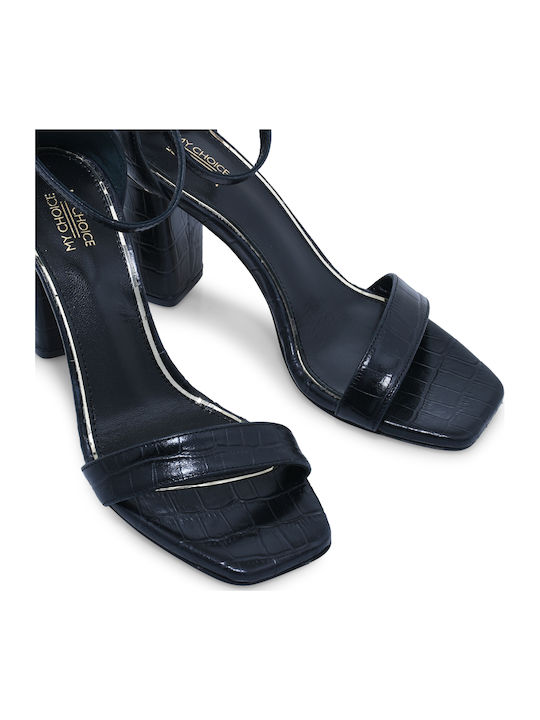 Leather Sandals Black