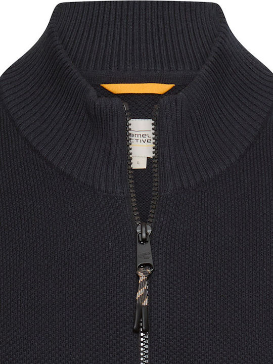 Men's Knitted Cardigan Dark Blue