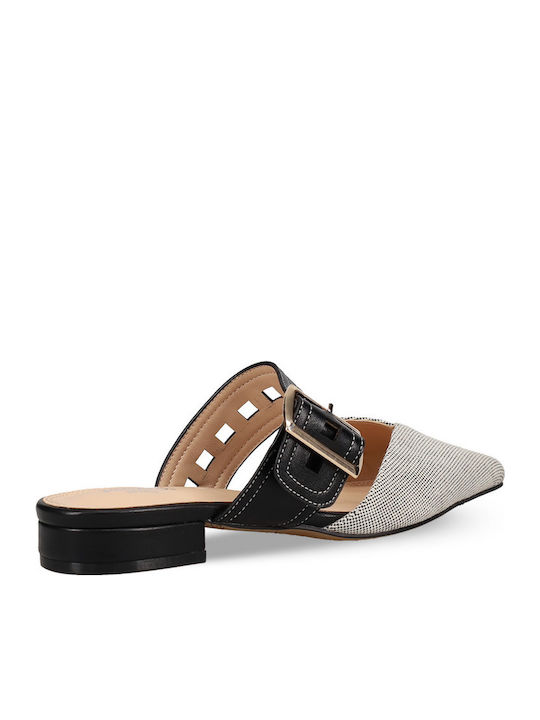 Women's Mules with Heel in Black Color