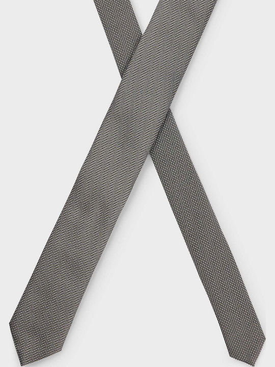 Hugo Men's Silk Tie Printed With Green Colour