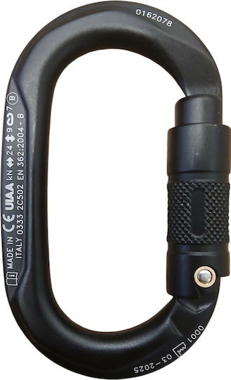 Climbing Technology Карабинер Ovx Alum Triplex Gate Черен Черен