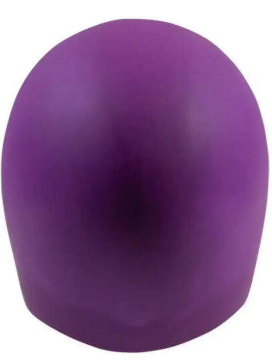 Arena Long Hair Cap Kids Silicone Swimming Cap Purple