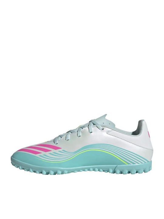 adidas F50 Messi Club Футболни Обувки с Гумена Подметка TF Бели