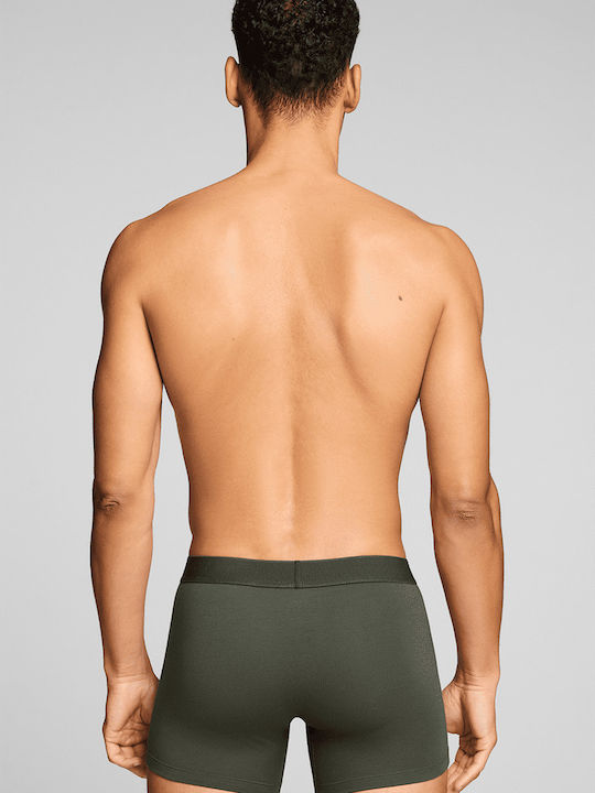 Herren Boxershorts Khaki 2er Pack