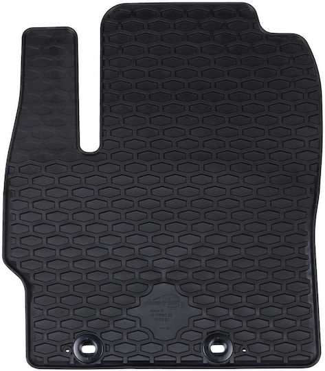 vidaXL Set of Front and Rear Mats 4pcs for Toyota Yaris 2020 Black