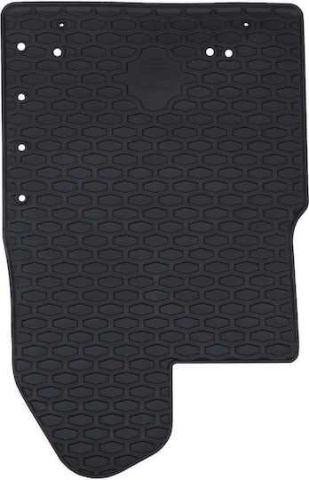vidaXL Set of Front and Rear Mats 3pcs for Ford Tourneo Custom / Transit Custom / Transit 2013-2023 Black