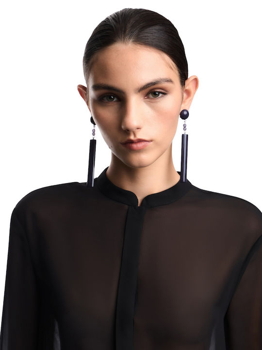 Long Sleeve Women's Shirt Black